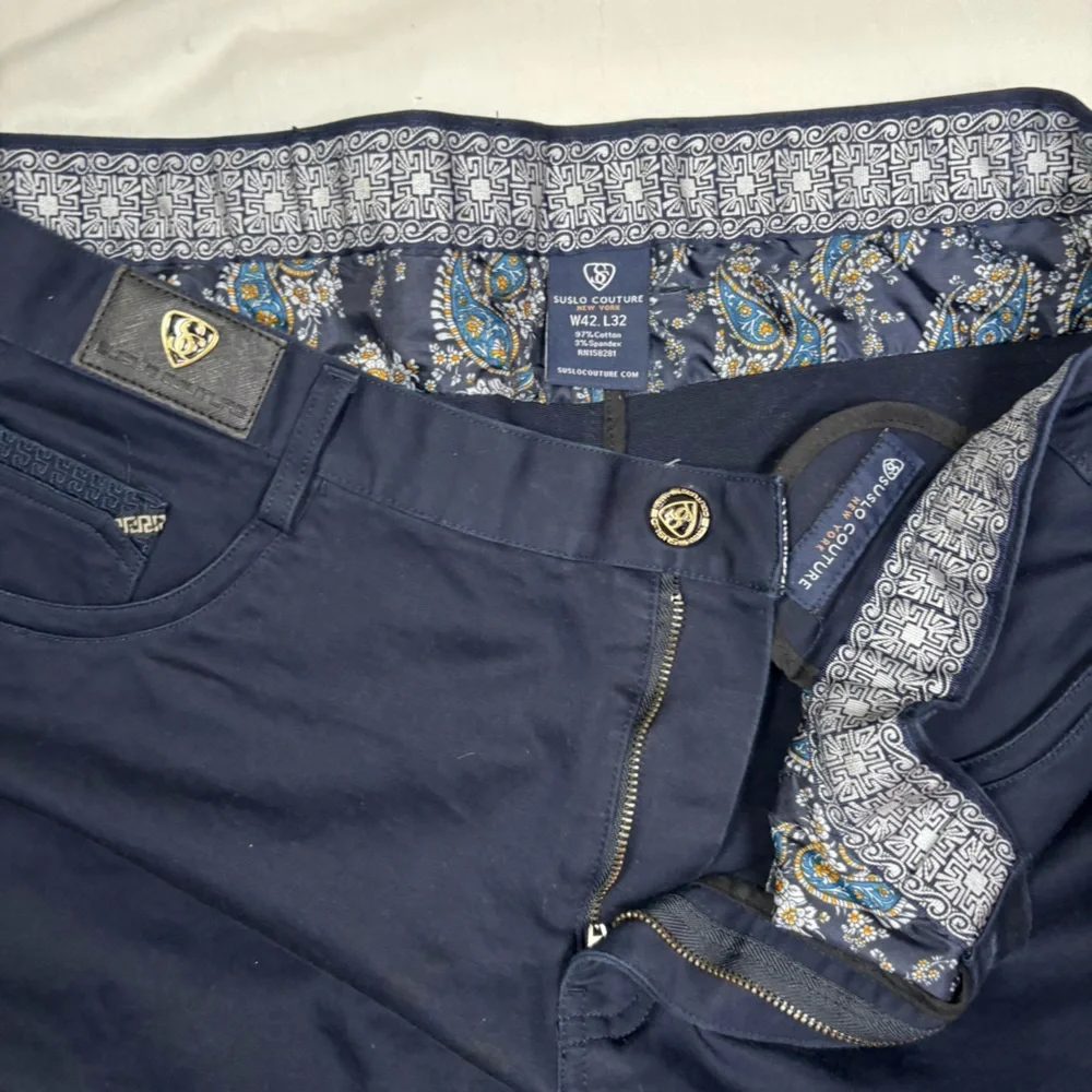 Suslo Couture New York men's jeans Navy Blue